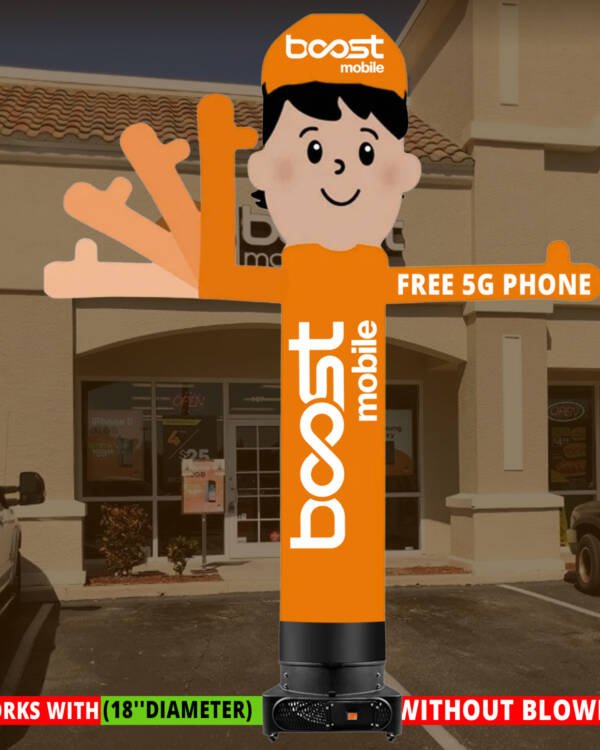 10ft Boost Mobile Inflatable One-Arm Waving Man