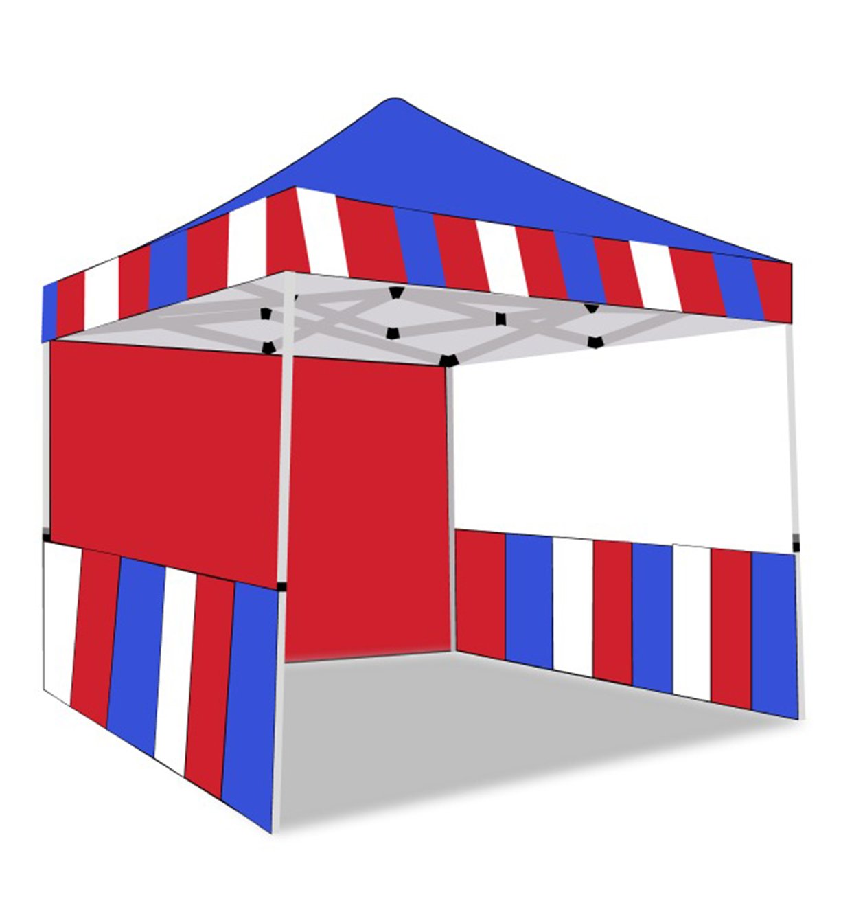 10x10-Barber-Shop-Tent-Red,-White-and-Blue-03