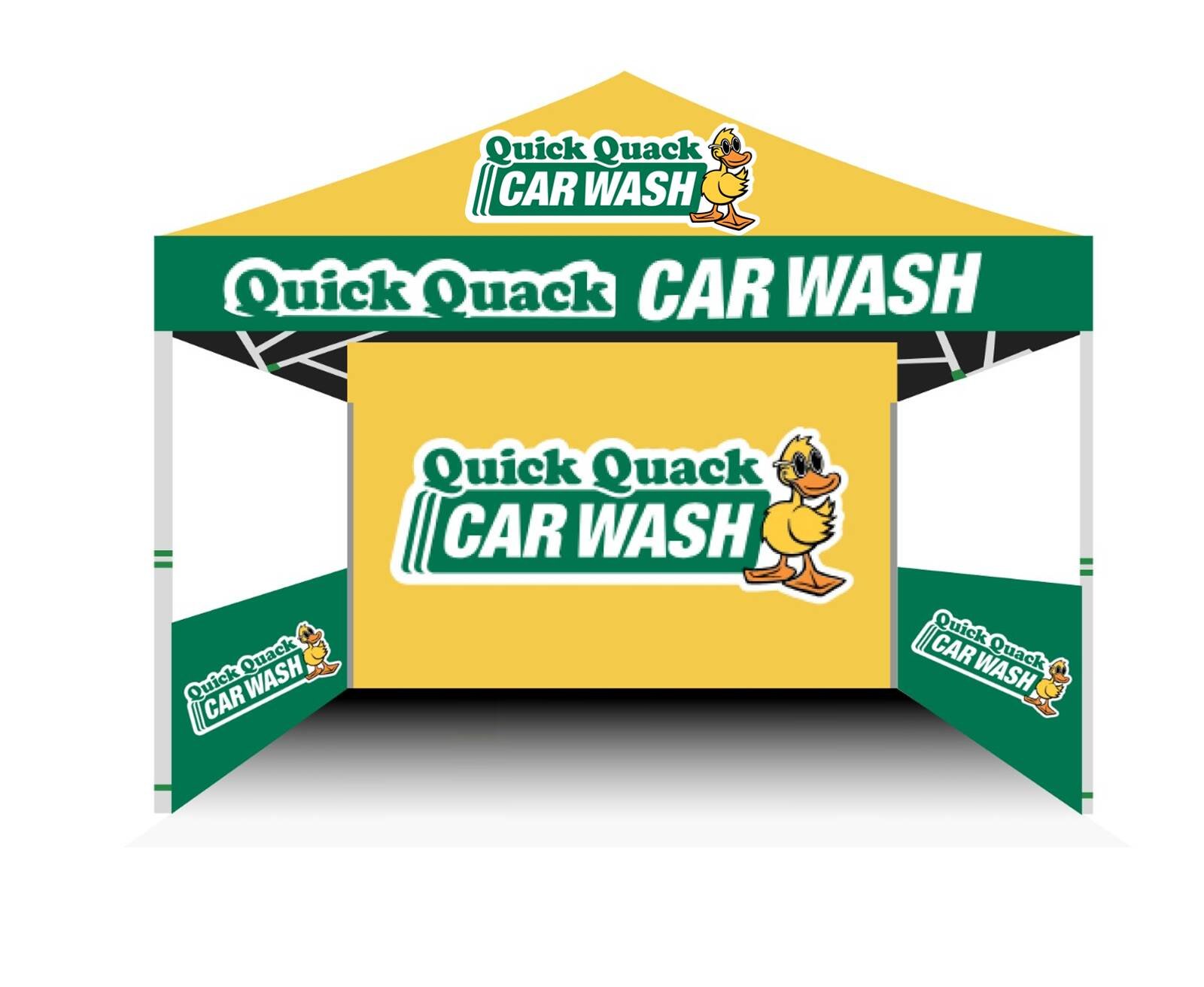 10x10 Quick Quack Car Wash Canopy Tent