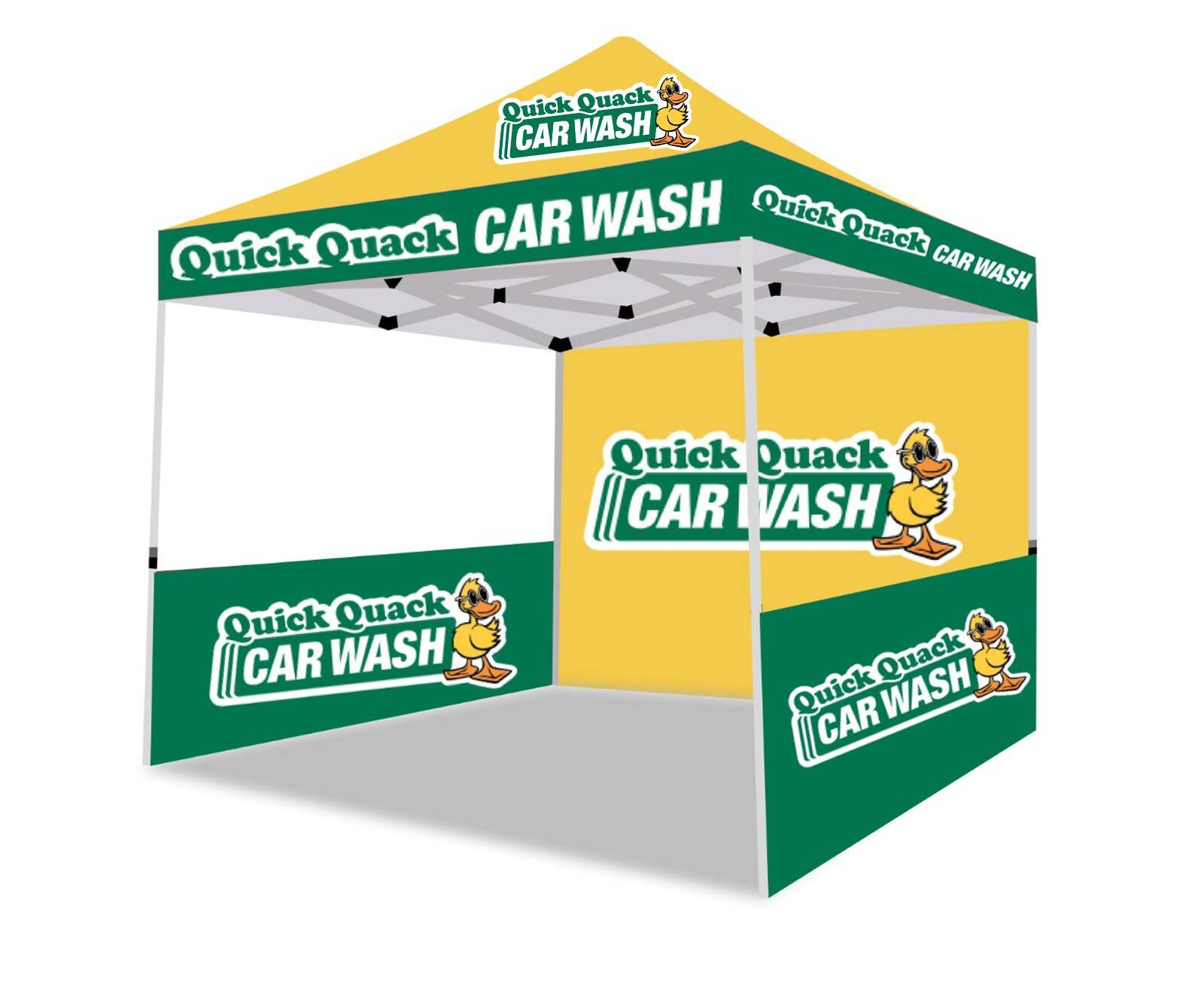 10x10 Quick Quack Car Wash Canopy Tent