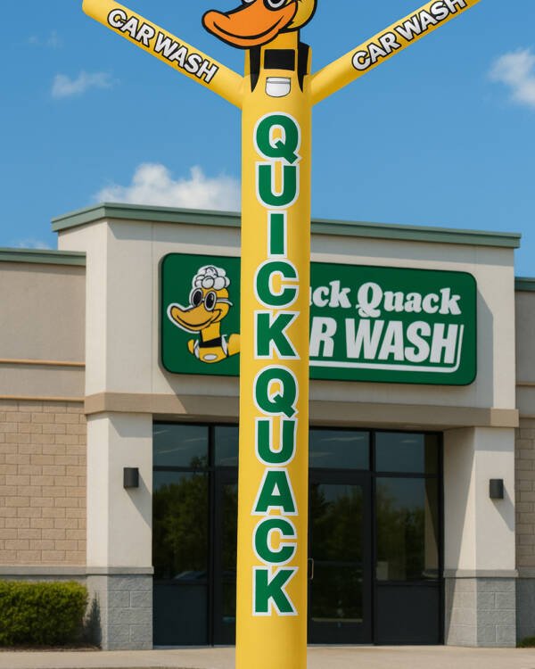 Giant Car Wash Inflatable, Custom Car Wash Tube Man, Outdoor Advertising Air Dancer, Car Wash Event Inflatable, Quick Quack Duck Tube Man, Drive-Thru Air Dancer, Car Wash Curb Appeal, Promotional Car Wash Inflatable, Franchise Air Dancer, High-Visibility Car Wash Marketing
