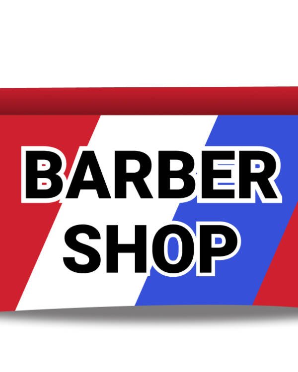 6ft Barber Shop Promotion Tablecloth Cover – Eye-Catching Branding for Events, Trade Shows & Outdoor Marketing