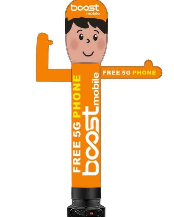 10ft Boost Mobile FREE 5G Phone Waving Man
