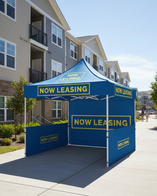5x5 Now Leasing Canopy Tent – Complete Set - Image 4