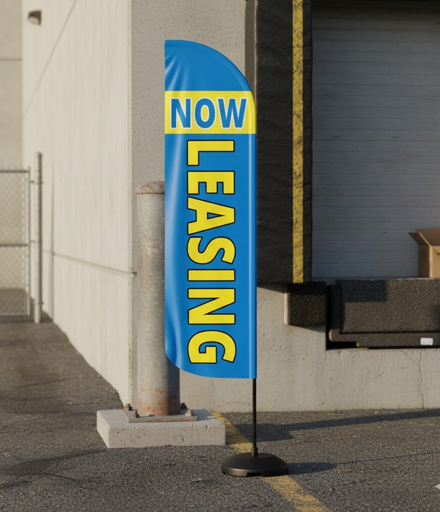12ft Now Leasing Flag 03