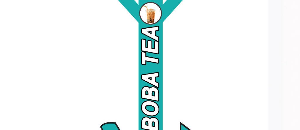 20FT Boba Tea Air Dancer With Arrow