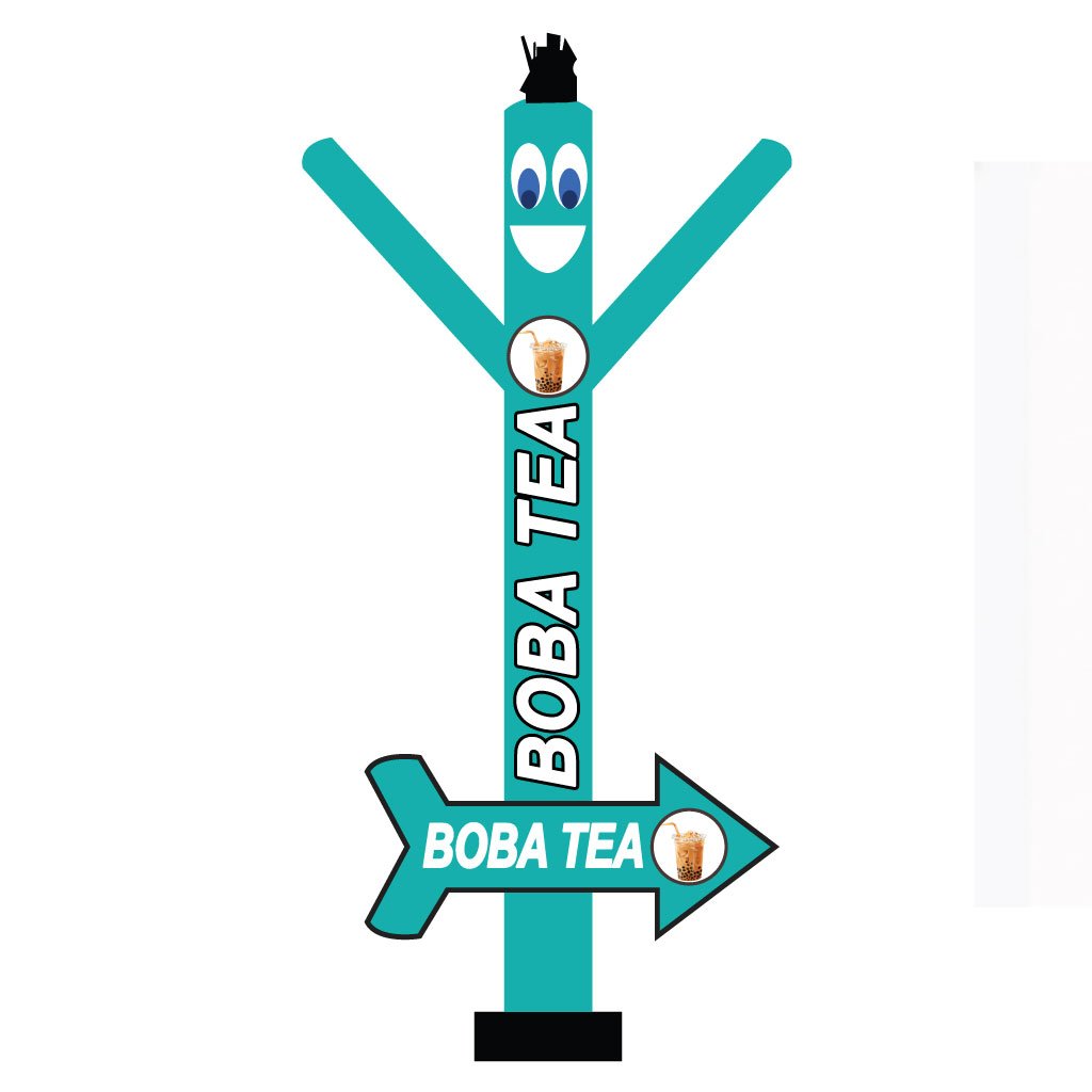 20FT Boba Tea Air Dancer With Arrow