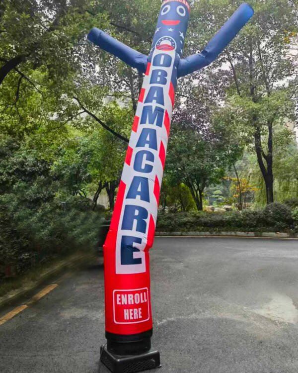 20ft Obamacare Inflatable Air Dancer Tube Man – Wacky Waving Inflatable Tube Guy for ACA Enrollment & Outdoor Advertising - Image 5