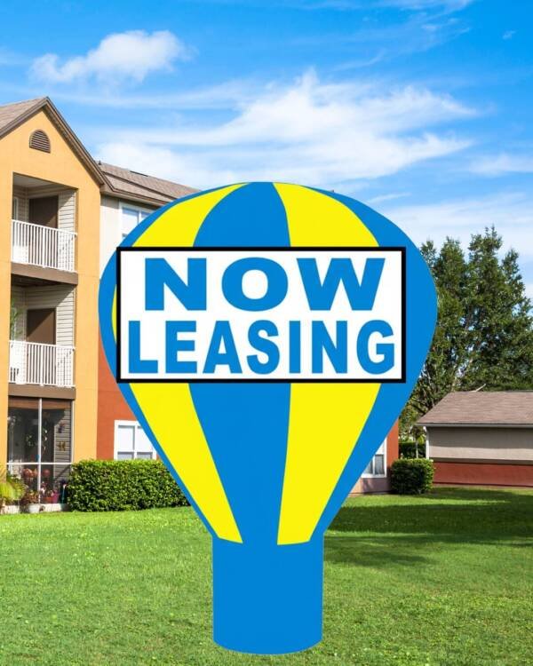 22FT Now Leasing Giant Rooftop Advertising Inflatable Balloon (Buy or Rent) - Image 6