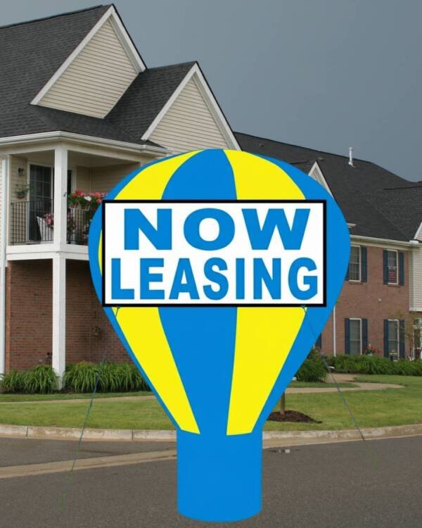 22FT Now Leasing Giant Rooftop Advertising Inflatable Balloon (Buy or Rent) - Image 5