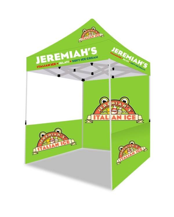 5x5 Jeremiah’s Italian Ice Custom Pop-Up Canopy Tent – Premium Branded Event Tent for Festivals, Food Trucks, Sampling Stations & Outdoor Promotions - Image 2