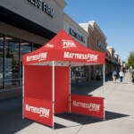 10x10 Mattress Firm Advertising Canopy Tent for Outdoor Promotion