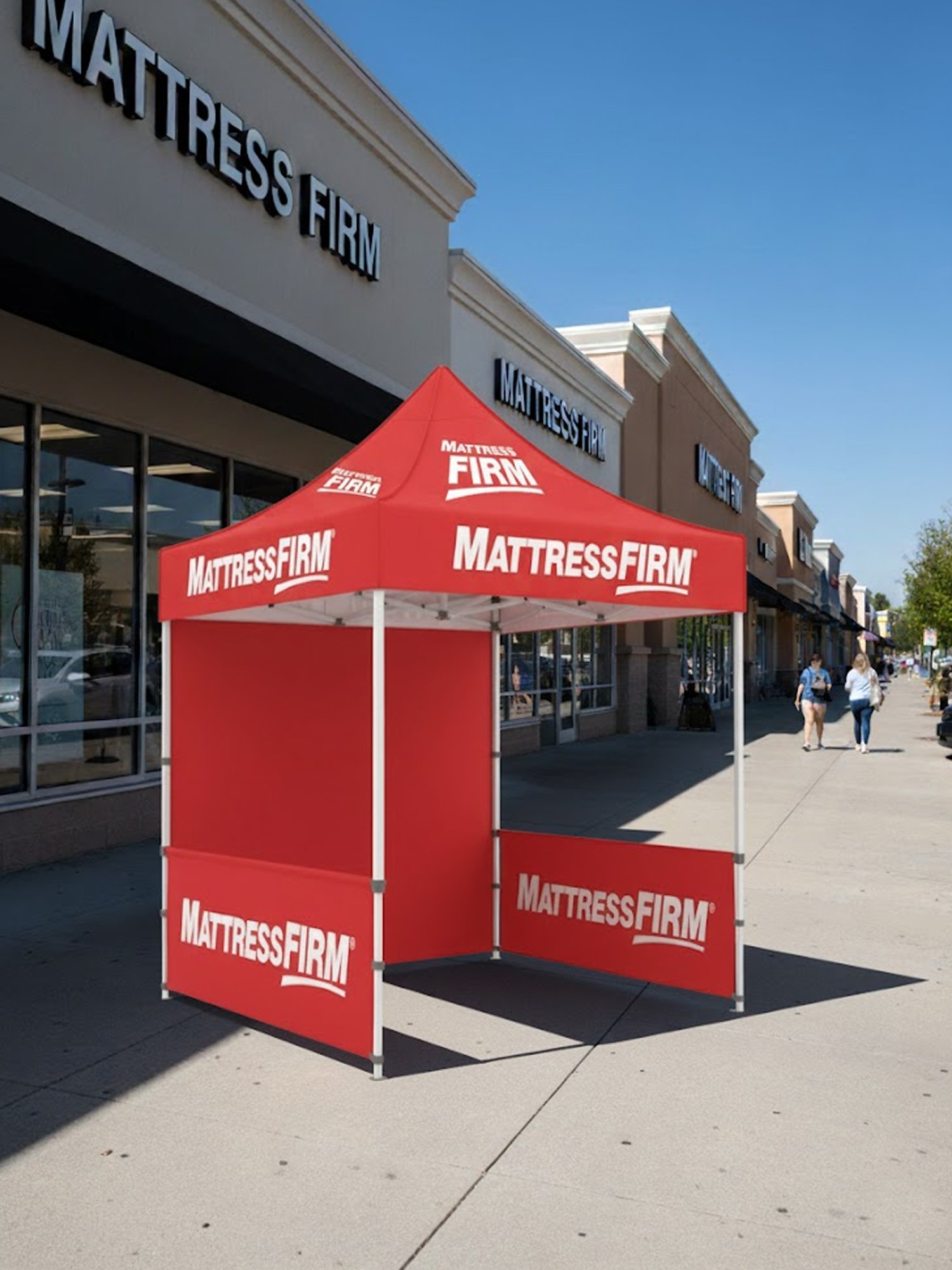 10x10 Mattress Firm Advertising Canopy Tent for Outdoor Promotion