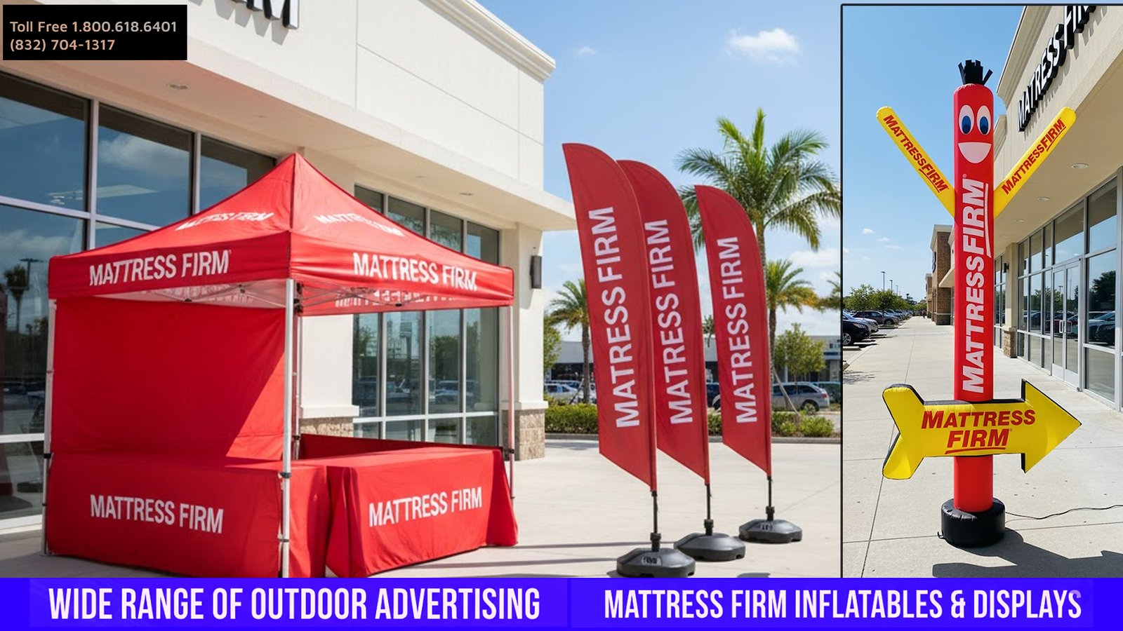 mattress-firm-outdoor-displays-hot-states Texas, Florida, Arizona
