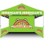 10x10 Jeremiah’s Italian Ice Custom Tent