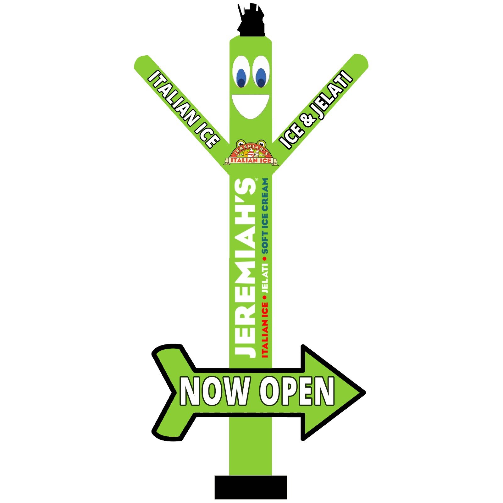 10ft Jeremiah’s Italian Ice Air Dancer with Arrow