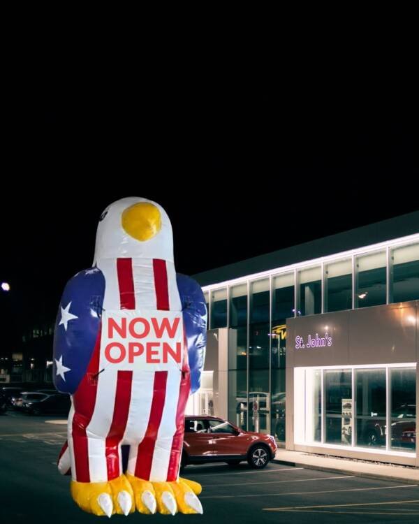 22ft Giant Eagle Advertising Rooftop Balloon - Customizable & Weatherproof - BUY OR RENT Nationwide Shipping - Image 2