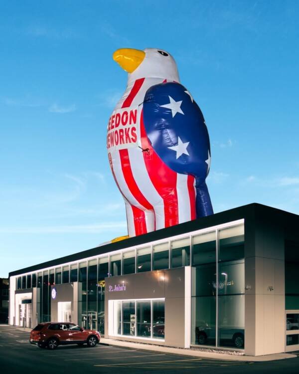 22ft Giant Eagle Advertising Rooftop Balloon - Customizable & Weatherproof - BUY OR RENT Nationwide Shipping - Image 3