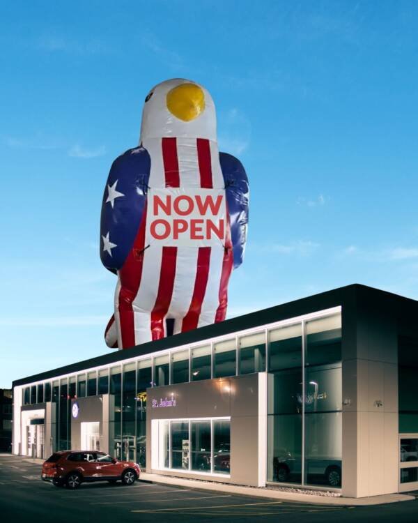 22ft Giant Eagle Advertising Rooftop Balloon - Customizable & Weatherproof - BUY OR RENT Nationwide Shipping - Image 4