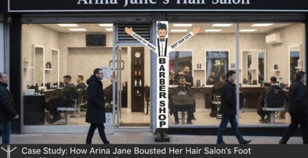 How Arina Boosted Salon Foot Traffic with Barber Shop Air Dancer