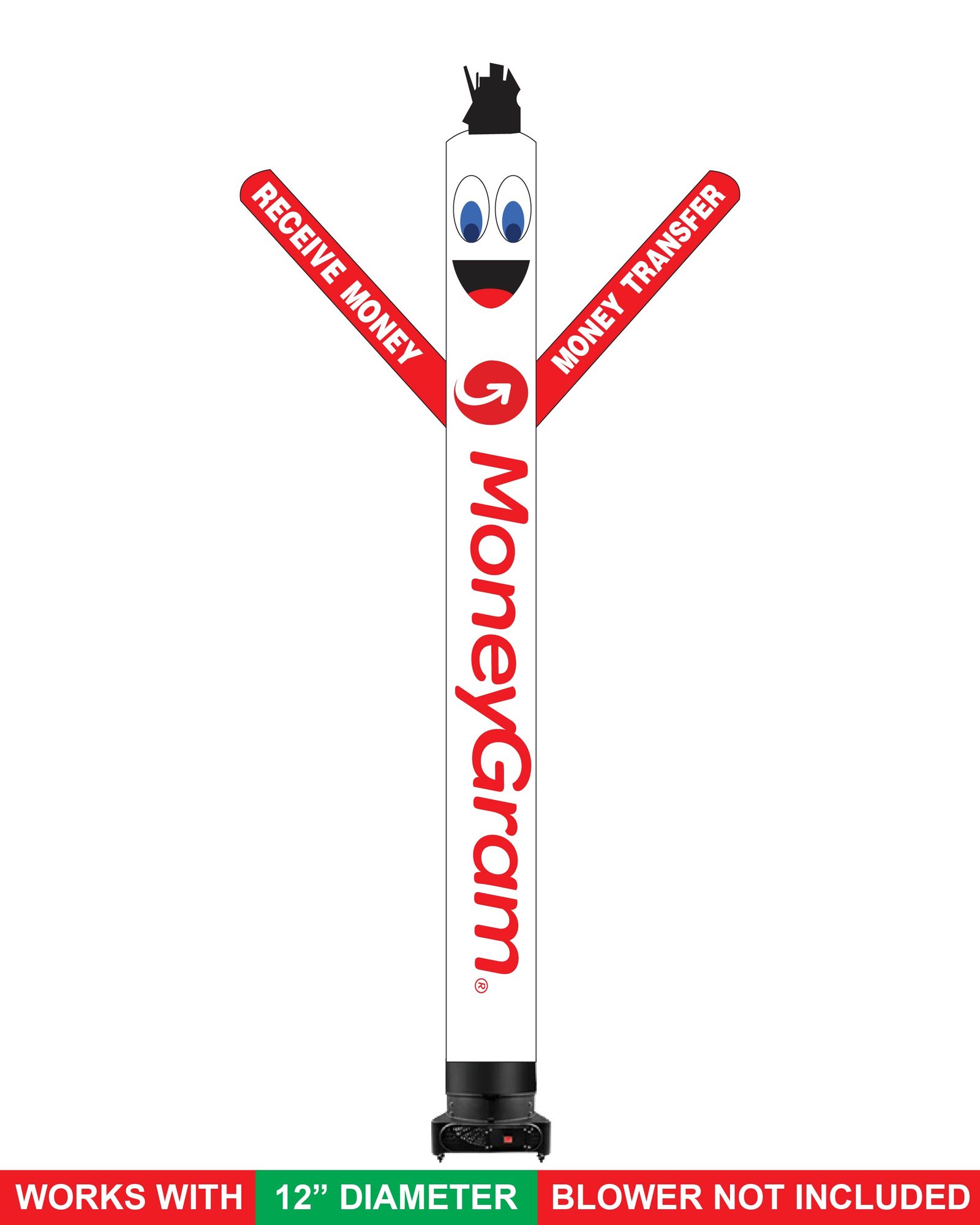 10FT MoneyGram Air Dancer Inflatable Tube Man