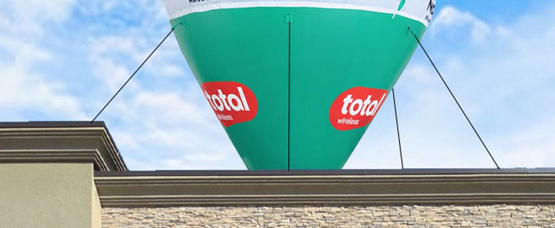 22ft Total Wireless rooftop balloon