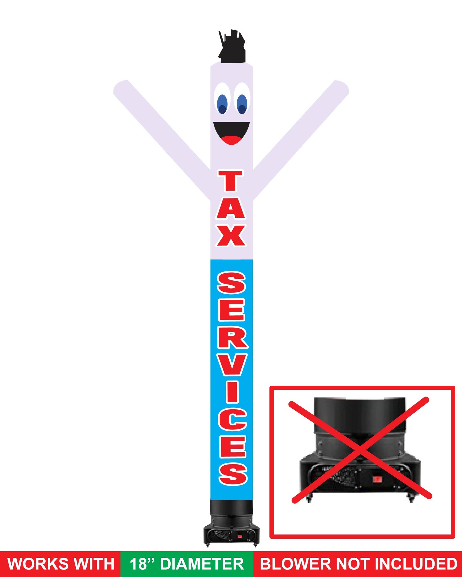 18FT Tax Services Air Dancer