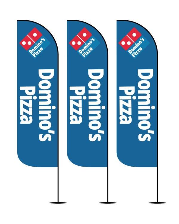 Domino’s Pizza feather flags