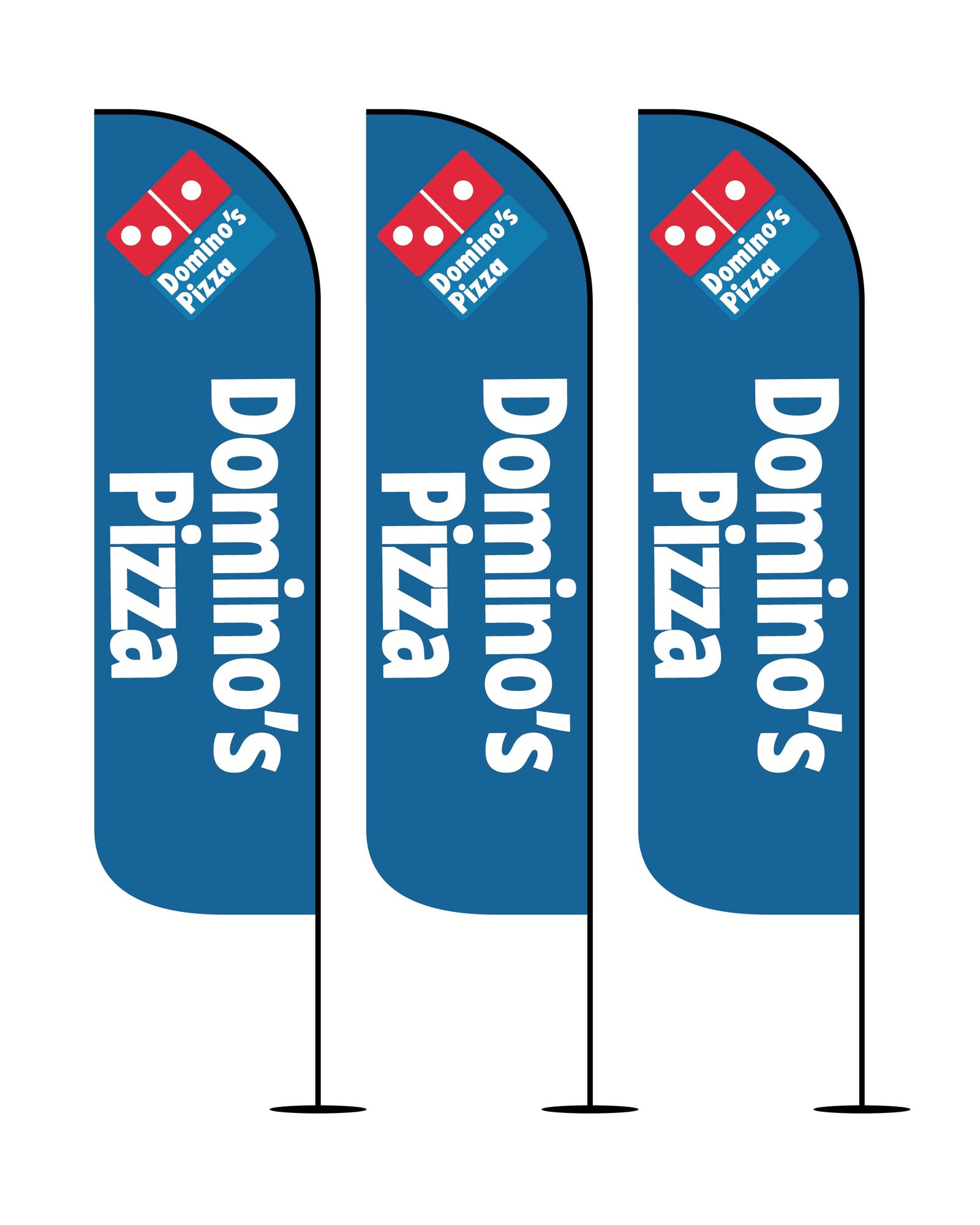 Domino’s Pizza feather flags