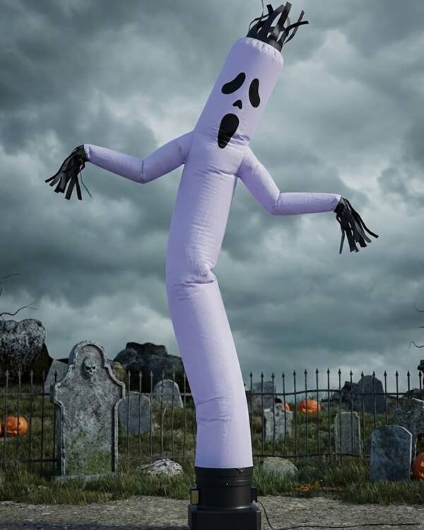 10FT White Ghost Halloween Air Dancer