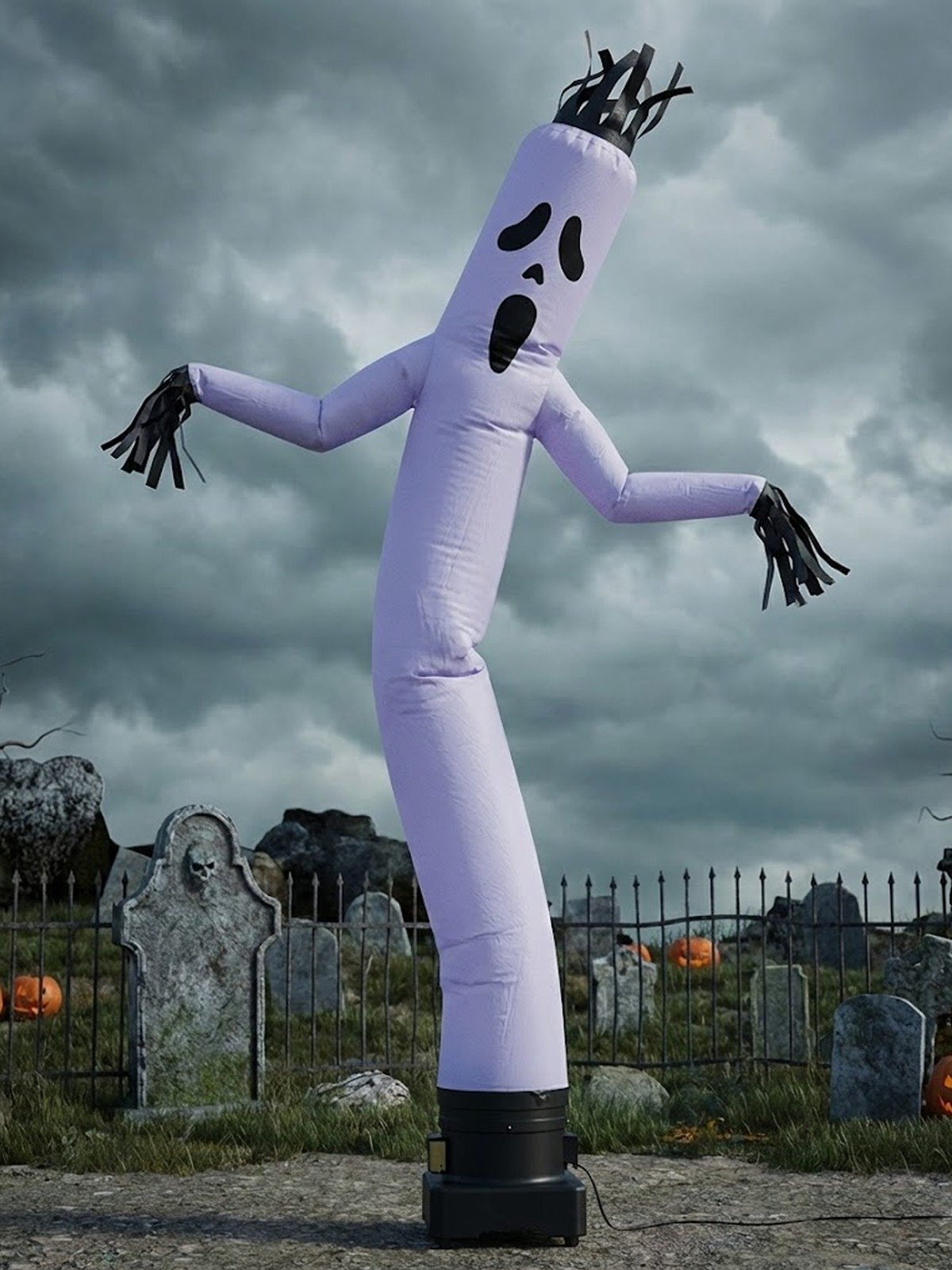 10FT White Ghost Halloween Air Dancer