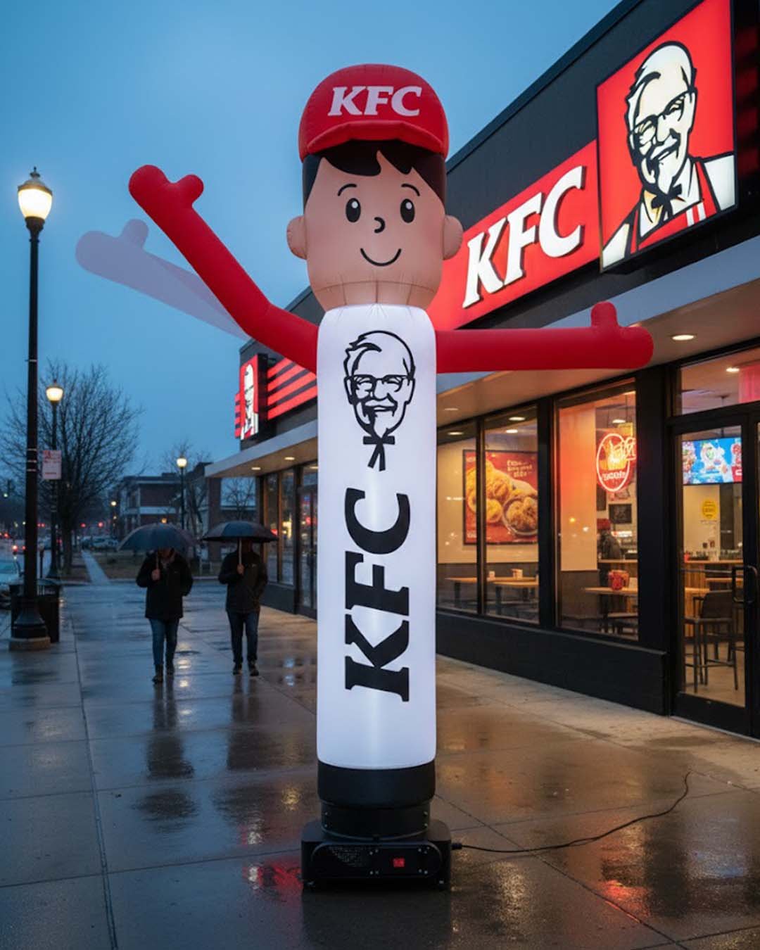 10Ft KFC Inflatbale Waving Man