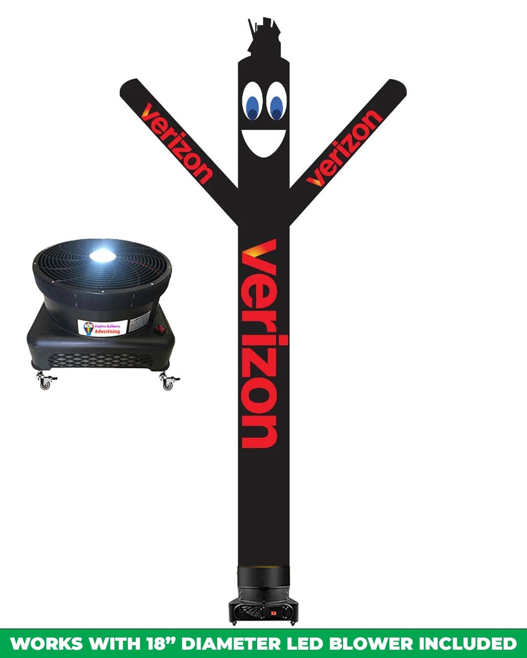 20FT Verizon Air Dancer With LED Blower