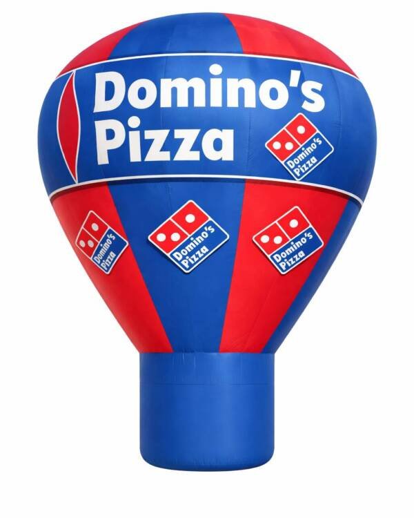 22ft Domino’s Pizza rooftop inflatable balloon