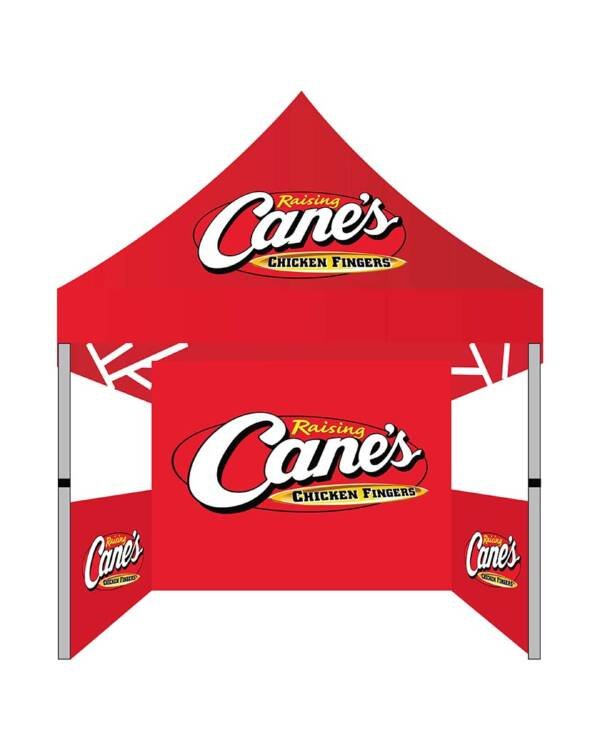 5x5 Raising Cane’s branded canopy tent