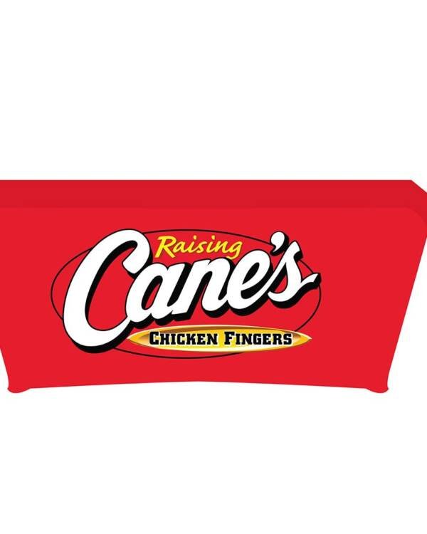 6FT Raising Cane’s stretch table cover