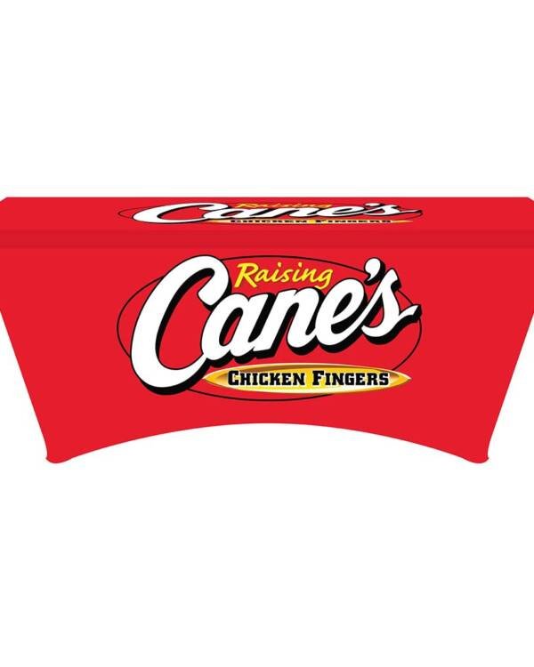 6FT Raising Cane’s stretch table cover