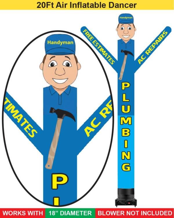 20FT Handyman Plumbing Air Dancer
