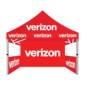 10x10 Verizon advertising tent with walls