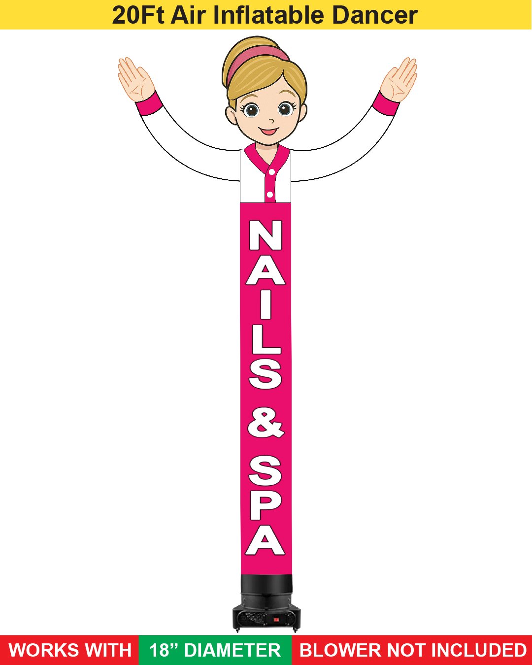 20FT Nails & Spa Air Dancer