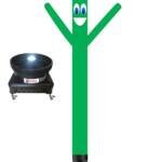 20FT Solid Green Air Dancer with LED Blower