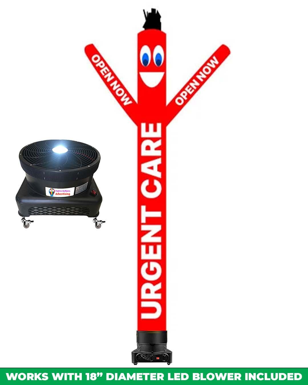 20Ft Urgent Care Advertising Air-Dancer 20FT Urgent Care Air Dancer with LED Blower