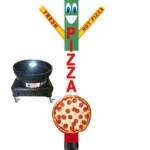 20FT Pizza Air Dancer with LED Blower