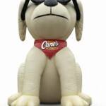 22ft Raising Cane’s inflatable dog mascot balloon
