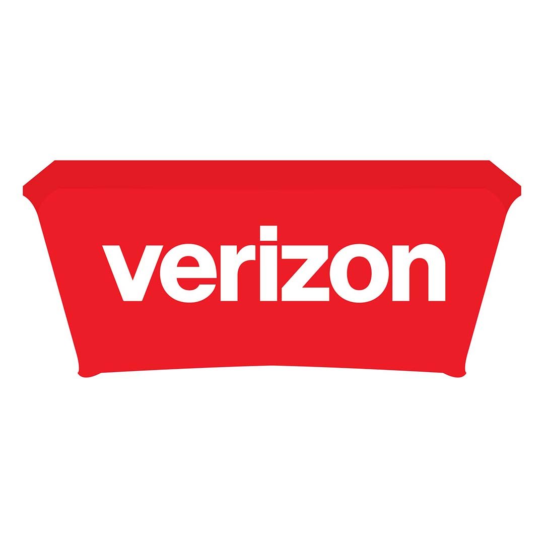 6FT Verizon stretch table cover