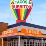 22ft Tacos & Burritos rooftop advertising balloon