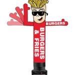 10ft Burgers & Fries Waving Man Inflatable