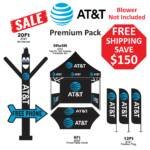 AT&T Premium Pack 5x5 tent advertising kit