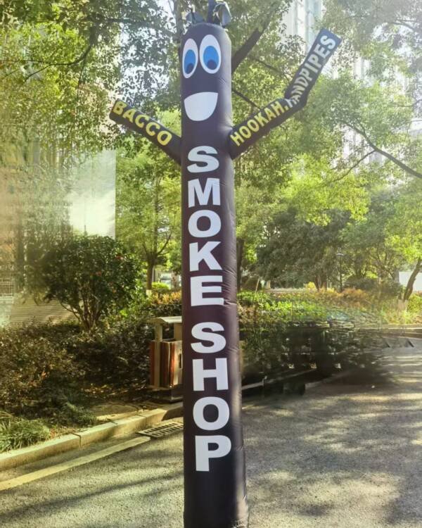 10FT Smoke Shop Air Dancer – Tobacco, Hookah & Handpipes Storefront Inflatable (Blower Sold Separately) - Image 3
