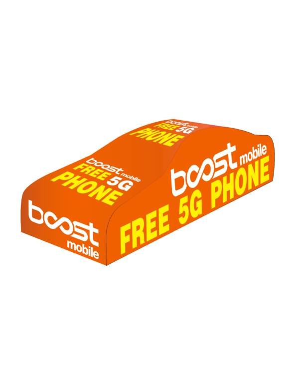 Boost Mobile Advertising Car Cover